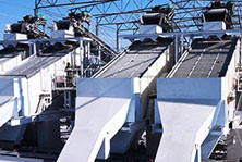 烘干砂生產現場